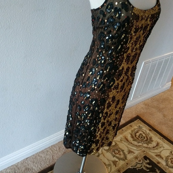 Tadashi sequin/beaded sz m dress NWT. - Picture 6 of 8